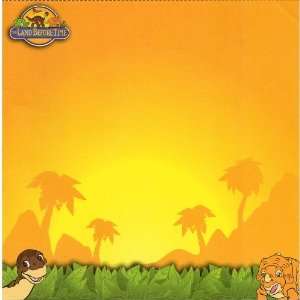  The Land Before Time Sun Set 12 x 12 Scrapbook Paper 