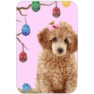  Poodle Easter Tempered Cutting Board