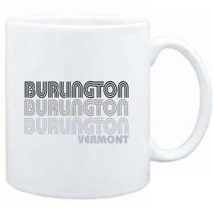  Mug White  Burlington State  Usa Cities Sports 