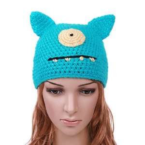  One Eyed Monster Beanie Knit Hat 