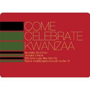  Celebrate Kwanza Invitation