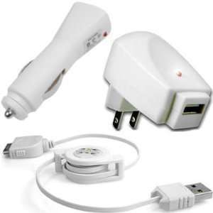  New Combo of Retractable USB Data Cable + Home Charger 