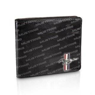  Ford Mustang Black Leather Checkbook Cover: Automotive