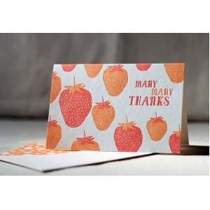   Berry Thanks Note Cards By Smock Paper