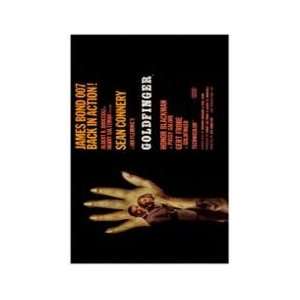  Movies Posters: James Bond   Gold Finger One Sheet Poster 