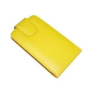  Modern Tech Yellow Leather Flip Case for Apple iPod Touch 