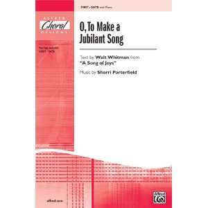  O, to Make a Jubilant Song Choral Octavo Sports 