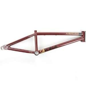   Ambassador BMX Bike Frame   20.8 Inch   Burgundy: Sports & Outdoors
