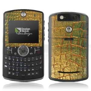  Design Skins for Motorola Q9   Gold Snake Design Folie 