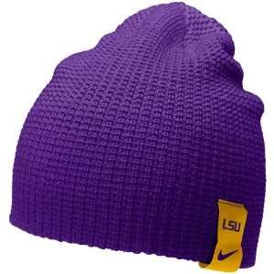 Nike LSU Tigers Purple Epic Knit Beanie:  Sports & Outdoors
