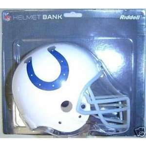 Indianapolis Colts Riddell NFL Mini Helmet Bank:  Sports 