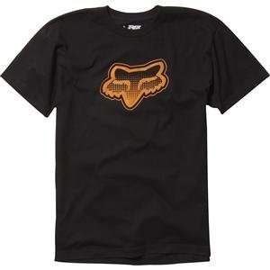  Fox Racing Fade Head T Shirt   Large/Black Automotive