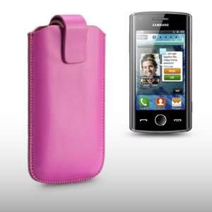  SAMSUNG S5780 WAVE 578 PINK PU LEATHER CASE BY CELLAPOD 