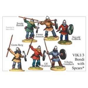   28mm Historicals   Vikings Bondi with Spears Toys & Games