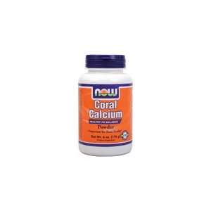  Coral Calcium Powder by NOW Foods (3g   6 oz Powder 