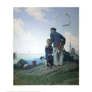  Norman Rockwell   Outward Bound Giclee Canvas