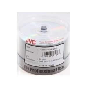  JVC Taiyo Yuden 52X CD R Silver Inkjet Printable Water 