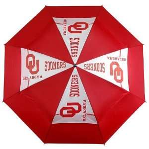 Oklahoma Sooners NCAA WindSheer II Auto Open Umbrella:  