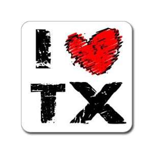  I Love Heart TX   TEXAS   Window Bumper Laptop Sticker 