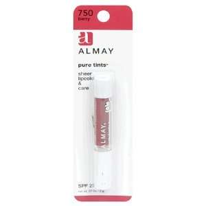 Almay Pure Tints Sheer Lipcolor & Care, SPF 25, Berry 750, 0.07 oz (2 