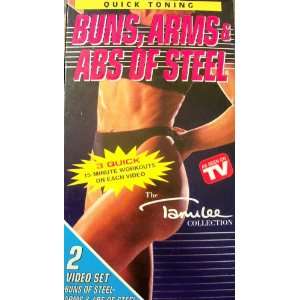   Steel by Tami Lee Collection   2 VHS Video Set   Buns of Steel + Arms