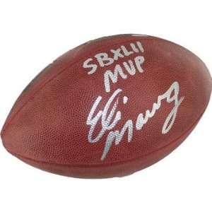   Autographed SB XLII MVP Super Bowl NFL Football: Sports Collectibles