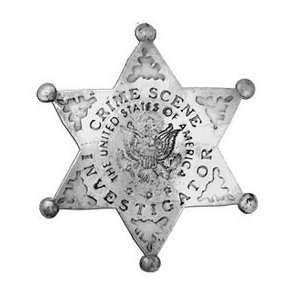   Western Silver Badge   Crime Scene Investigator 