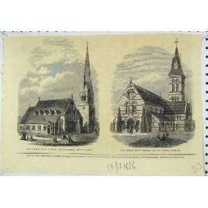   1866 Church St Michael All Angles South Hackney Print