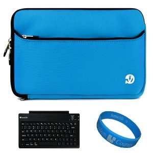  Sky Blue Neoprene Sleeve Carrying Case Cover for Acer Iconia Tab 