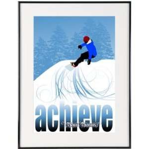    Successories Achieve Snowboard  SoHo Collection