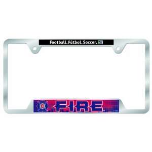 MLS Chicago Fire Metal License Plate Frame: Sports 