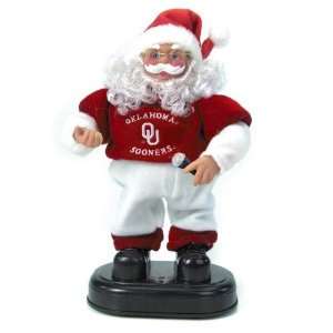    Oklahoma Sooners Animated RocknRoll Santa