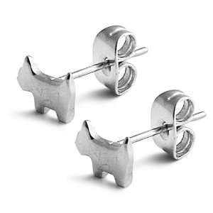  Stainless Steel Stud Earrings   Dog Jewelry