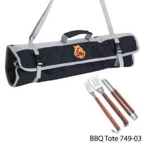   State Sun Devils ASU Deluxe Wooden BBQ Grill Set: Sports & Outdoors