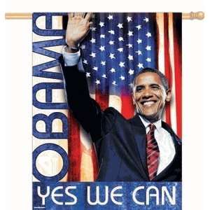  Barack Obama Yes We Can Vertical Banner 