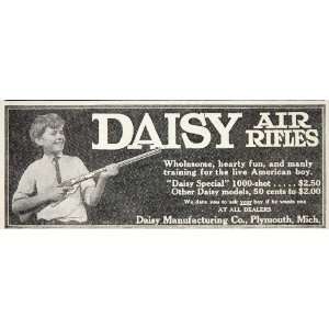  Ad Daisy Air Rifle Special 1000 Shot American Boy   Original Print Ad