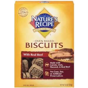 Natures Recipe Biscuits with Real Beef Original, 19 Ounce  