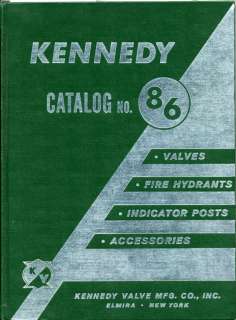 KENNEDY Valve Catalog Fire Hydrants ASBESTOS use 1963 Composition 