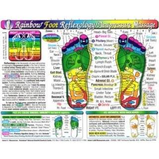 Inner Light Resources Rainbow Cards & Charts Series   Foot Reflexology 