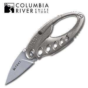   Columbia River Folding Knife Lumabiner Sonic Silver: Sports & Outdoors