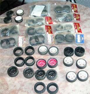 lot of RALLY DRIFT tires 1.9 off road for 110 touring cars tamiya 