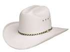 White Western Felt Show Cowboy Hat Rodeo Adult L / XL with OSFM 