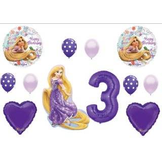   Rapunzel Disney 3rd BIRTHDAY PARTY Balloons Decorations Supplies