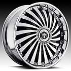26 DUB SPIN Swyrl Wheel SET Chrome Spinners 26x10 RWD 5 & 6 LUG RIMS 