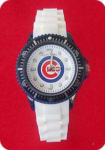 RARE CHICAGO CUBS WATCH MLB LICENSED GAME TIME  