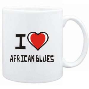  Mug White I love African Blues  Music: Sports & Outdoors