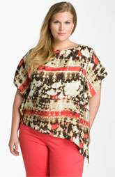 New Markdown Vince Camuto Tie Dye Blouse (Plus) Was $99.00 Now $65 