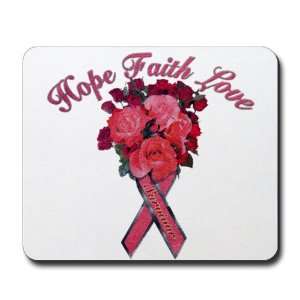  Pad) Cancer Pink Ribbon Survivor Hope Faith Love 