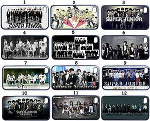 Pop Super Junior Band iPhone 4 iPhone 4S Case (Back Cover Only 
