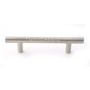  Eclectic 3 Pitted Bar Pull Finish: Satin Nickel: Home 